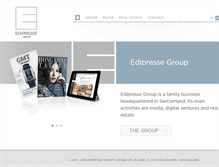 Tablet Screenshot of edipresse.com